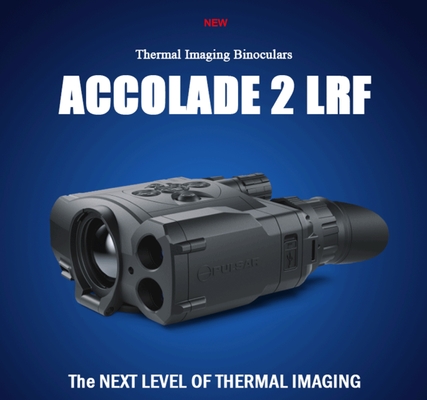 Videoregistratore della foto del telemetro del laser del binocolo di registrazione di immagini termiche di accollata 2 LRF del pulsar