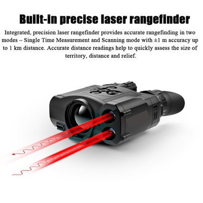 Videoregistratore della foto del telemetro del laser del binocolo di registrazione di immagini termiche di accollata 2 LRF del pulsar