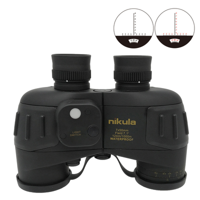 Telescopio impermeabile di aria aperta, 7x50 Marine Binoculars With Compass