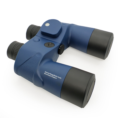 Telescopio militare blu, binocolo militare 10x50 con la bussola del telemetro