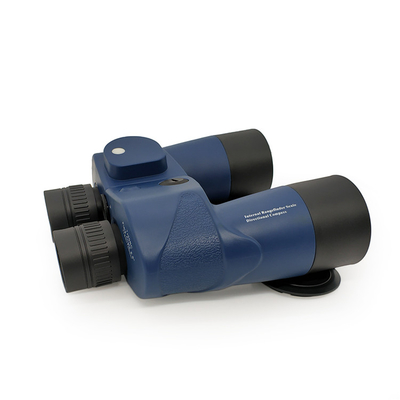 Telescopio militare blu, binocolo militare 10x50 con la bussola del telemetro