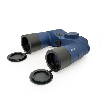 Telescopio militare blu, binocolo militare 10x50 con la bussola del telemetro