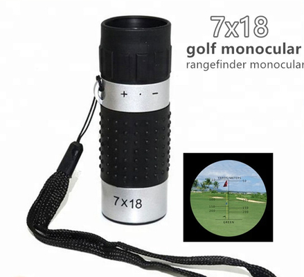 Telescopio monoculare 7x18 della tasca del telemetro con il reticolo per gli sport all'aperto di golf
