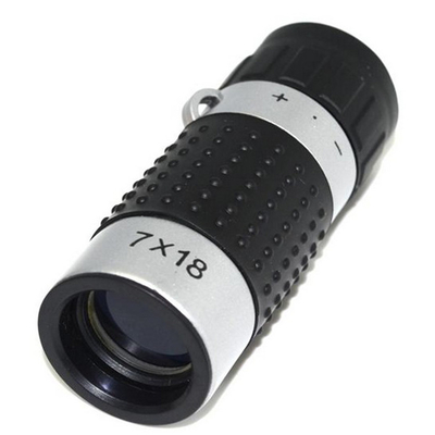 cannocchiali di portata di distanza di golf 7x18 argento nero 489ft/di 163m