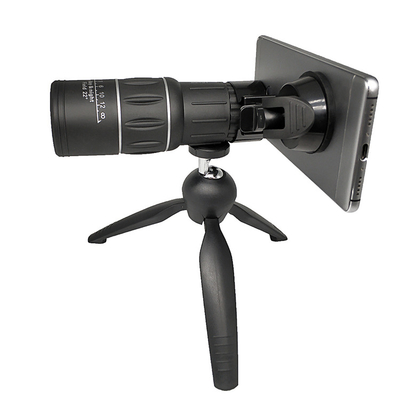 ottica doppia del fuoco dello zoom portatile monoculare di Smartphone del telescopio 16x52