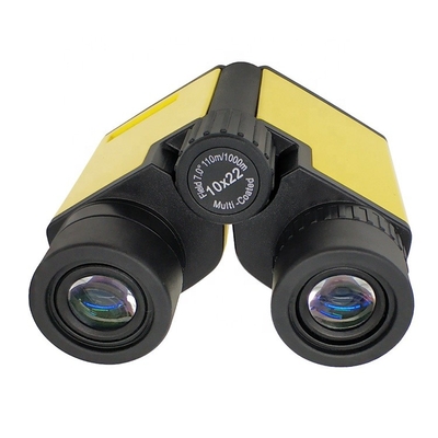 10x22 di alta risoluzione scherza Toy Binoculars Bak 4 grandangolari portatili del prisma