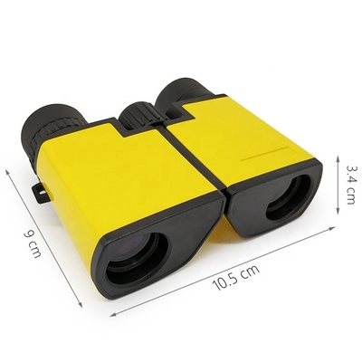 10x22 di alta risoluzione scherza Toy Binoculars Bak 4 grandangolari portatili del prisma